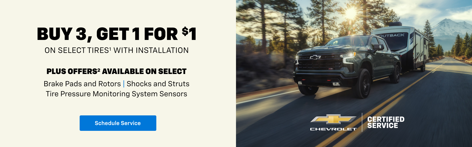 Buy 3, Get 1 for $1 at Ed Morse Chevrolet Northeast in DE WITT IA