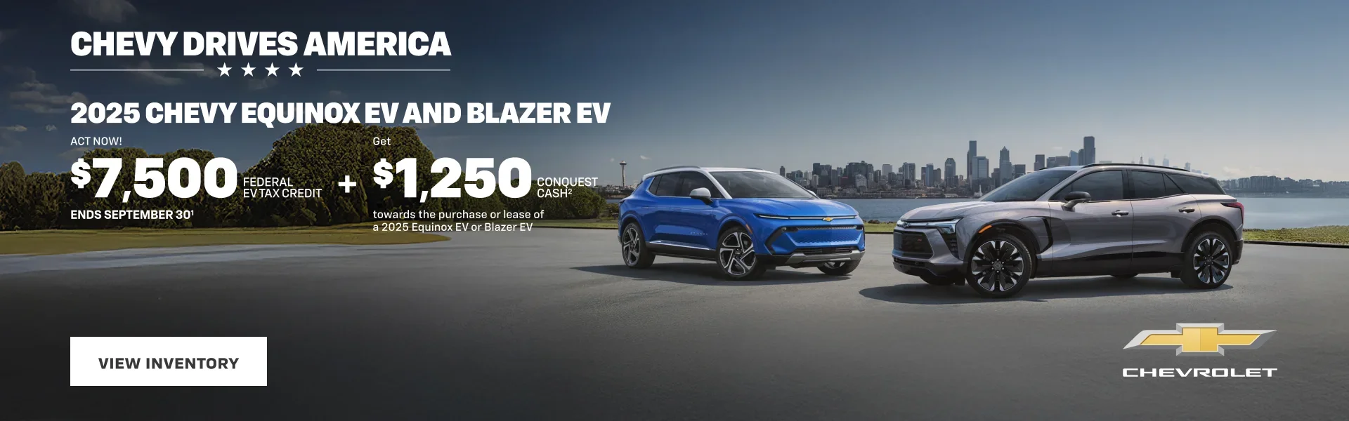 2025 Chevy Drives America EVs at Ed Morse Chevrolet Northeast in DE WITT IA